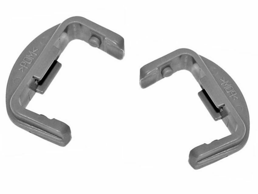2 x fits BEKO DWD5410w Dishwasher Rail Cap Front 1887460100