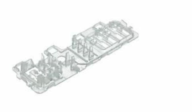 2 x Genuine BEKO DCU7230 DCU8230 Tumble Dryer Light & Button Frame 2963670100