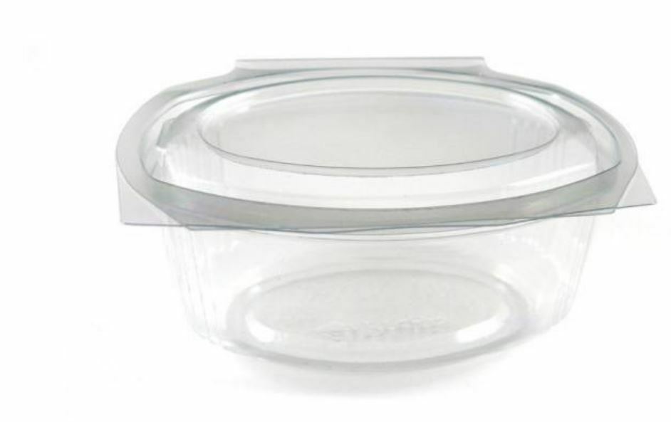 900 OVAL HINGED Fruit Salad Box Cake Takeaway Restaurant FOOD CONTAINERS 750cc
