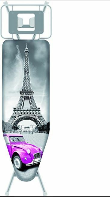 Brand New Wpro Titanium Ironing Board Cover size L PARIS and CAR 122 x 42 cm