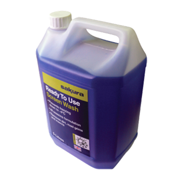 B1113 Sakura Ready-To-Use Screen Wash, 5L