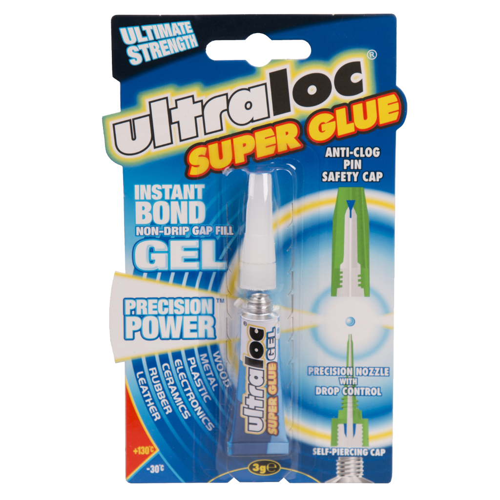 B2110 Ultraloc Super Glue Gel 3g All Pack 123
