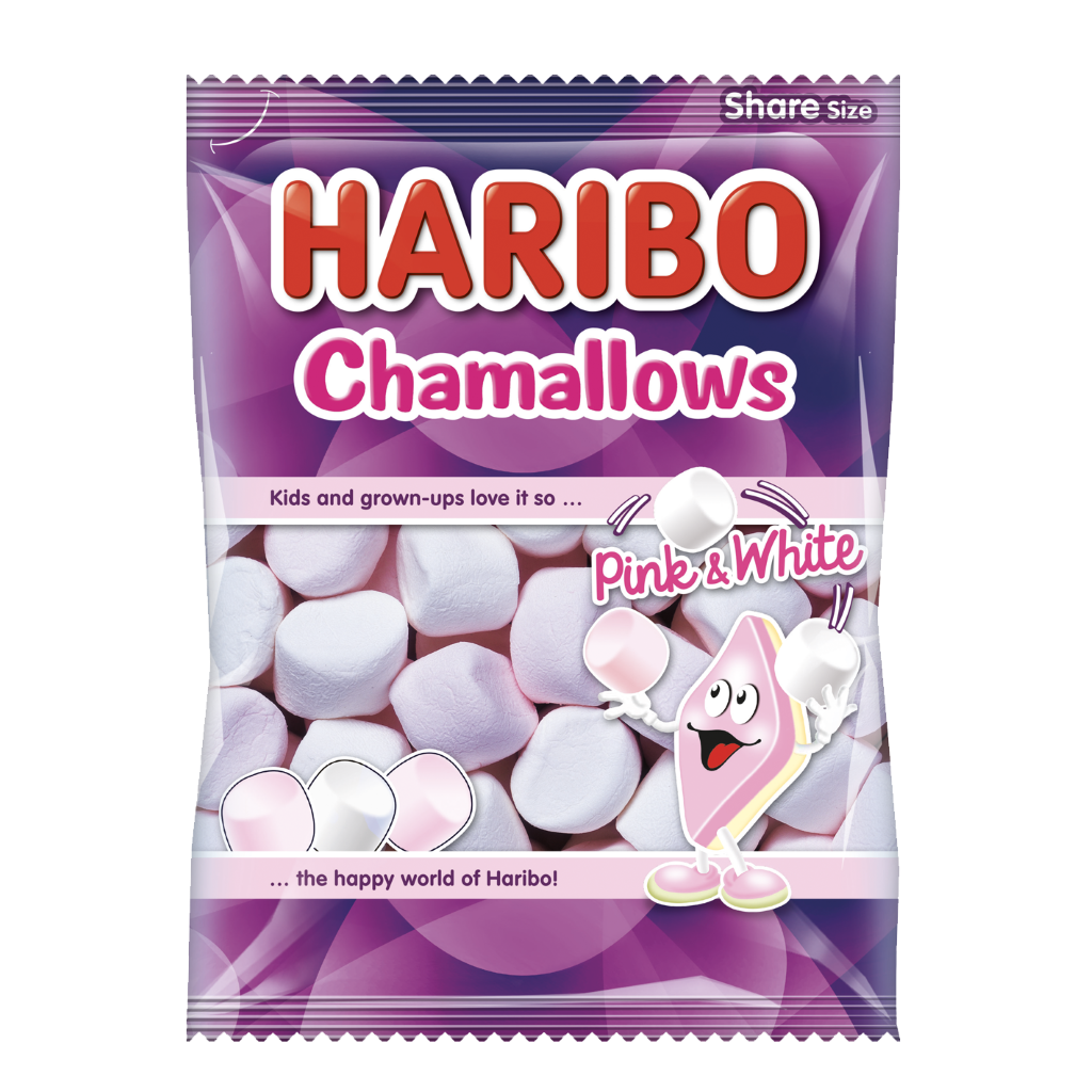 B701 Haribo Chamallow Marshmallows 12 x 160g Prepacked Bags
