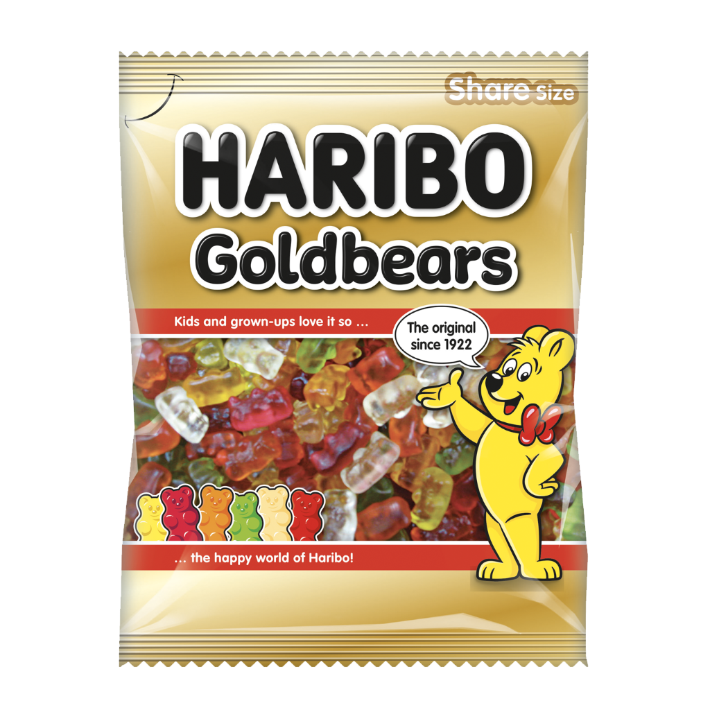 B705 Haribo Gold Bears 12 x 160g Prepacked Bags