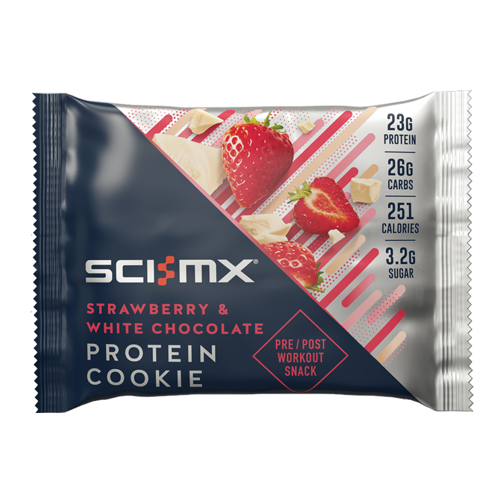 P2832 Sci-Mx - Protein Cookie - Strawberry & White Chocolate - 75G