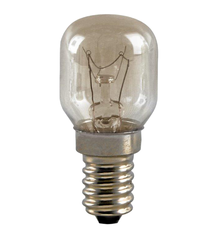 S1020 Eveready Oven Lamp E14 (SES) 100lm 15W 3,000K (Warm White), Box of 1 - 300C Heat Resistant