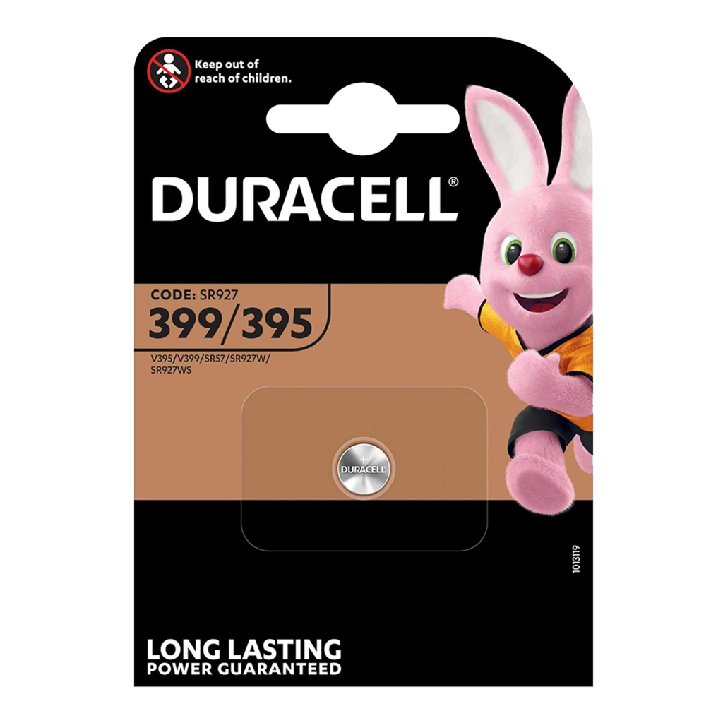 S13660 Duracell 395/399 1.5V Silver Oxide, Pack of 1