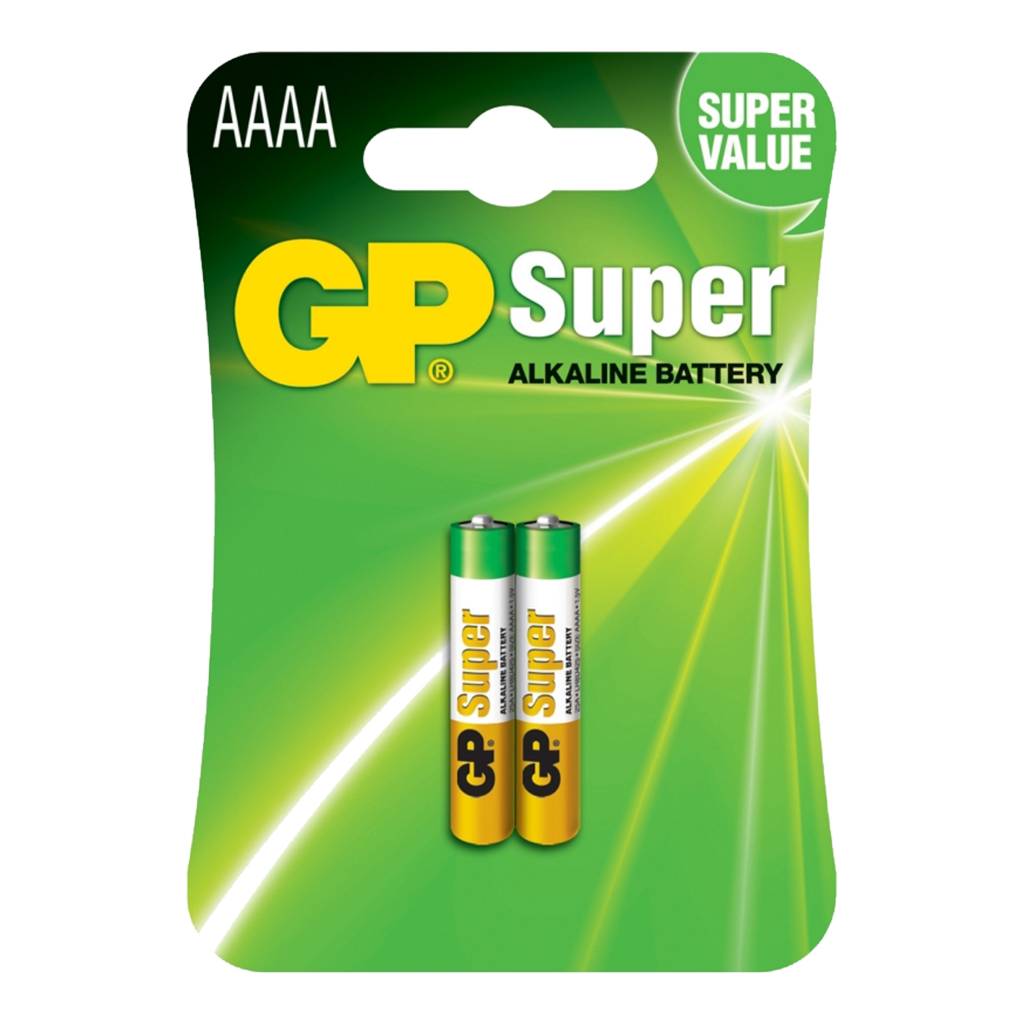 S13690 GP AAAA Super Alkaline, Pack of 2
