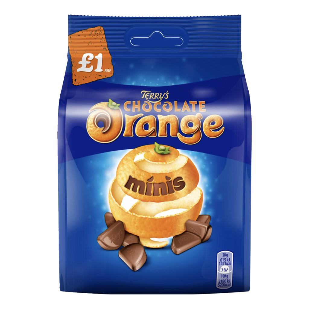 S17130 Terrys Chocolate Orange Bites Bag - 95g - Price Marked (10 Pack)