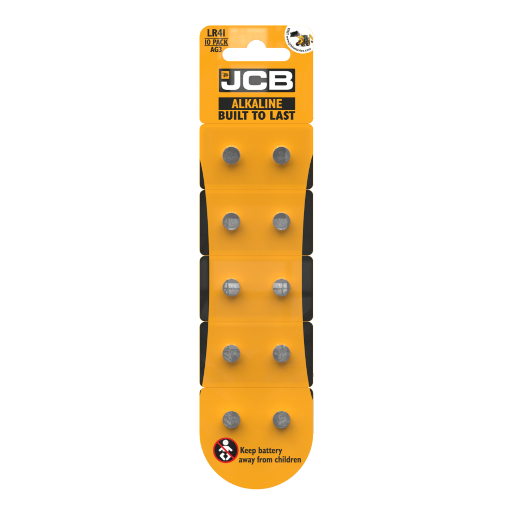 S17186 JCB LR41 Alkaline, Pack of 10