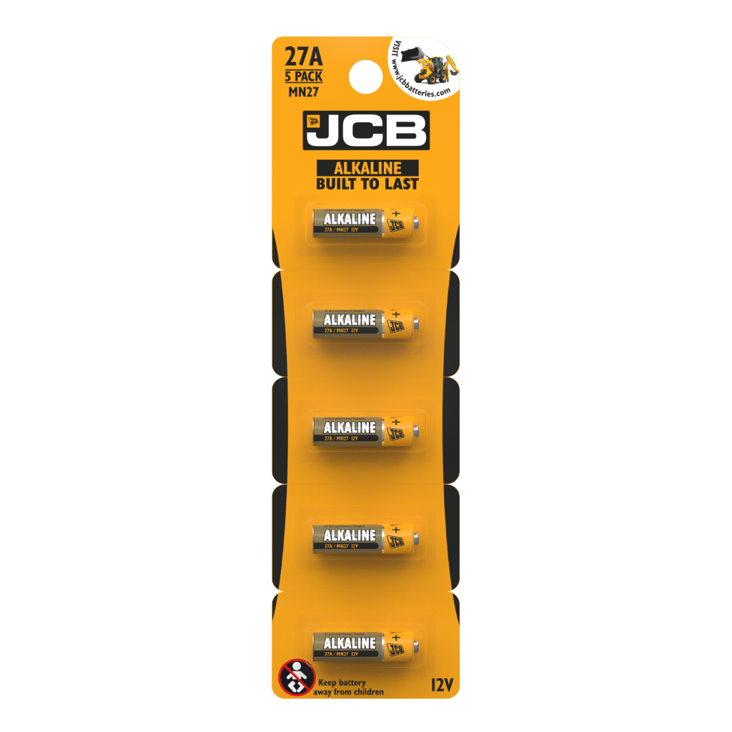 S17188 JCB 27A Alkaline, Pack of 5