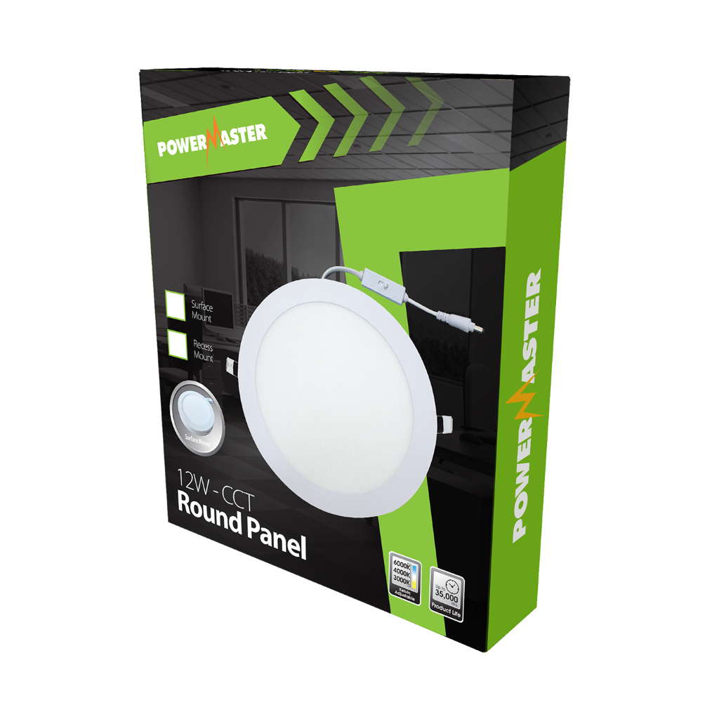 S17435 PowerMaster Circular Panel Surface CCT 12W