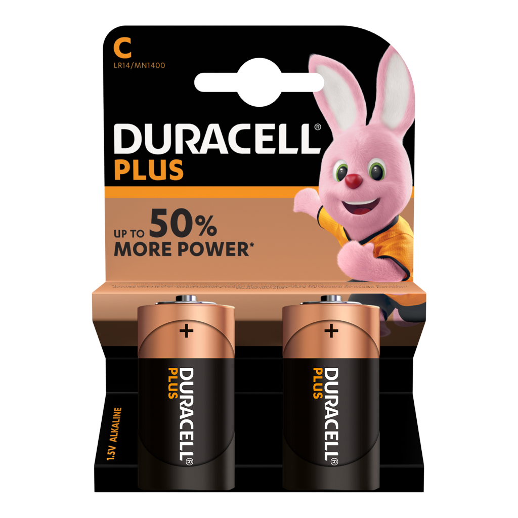 S3514 Duracell Plus Power C, Pack of 2