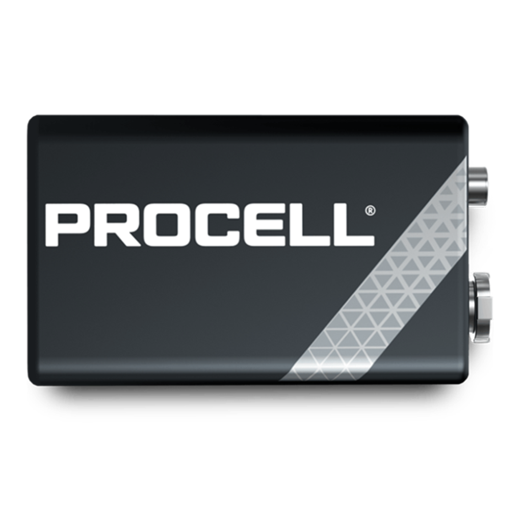 S3859 Duracell Procell 9V, Box of 10 (Price Per Cell)