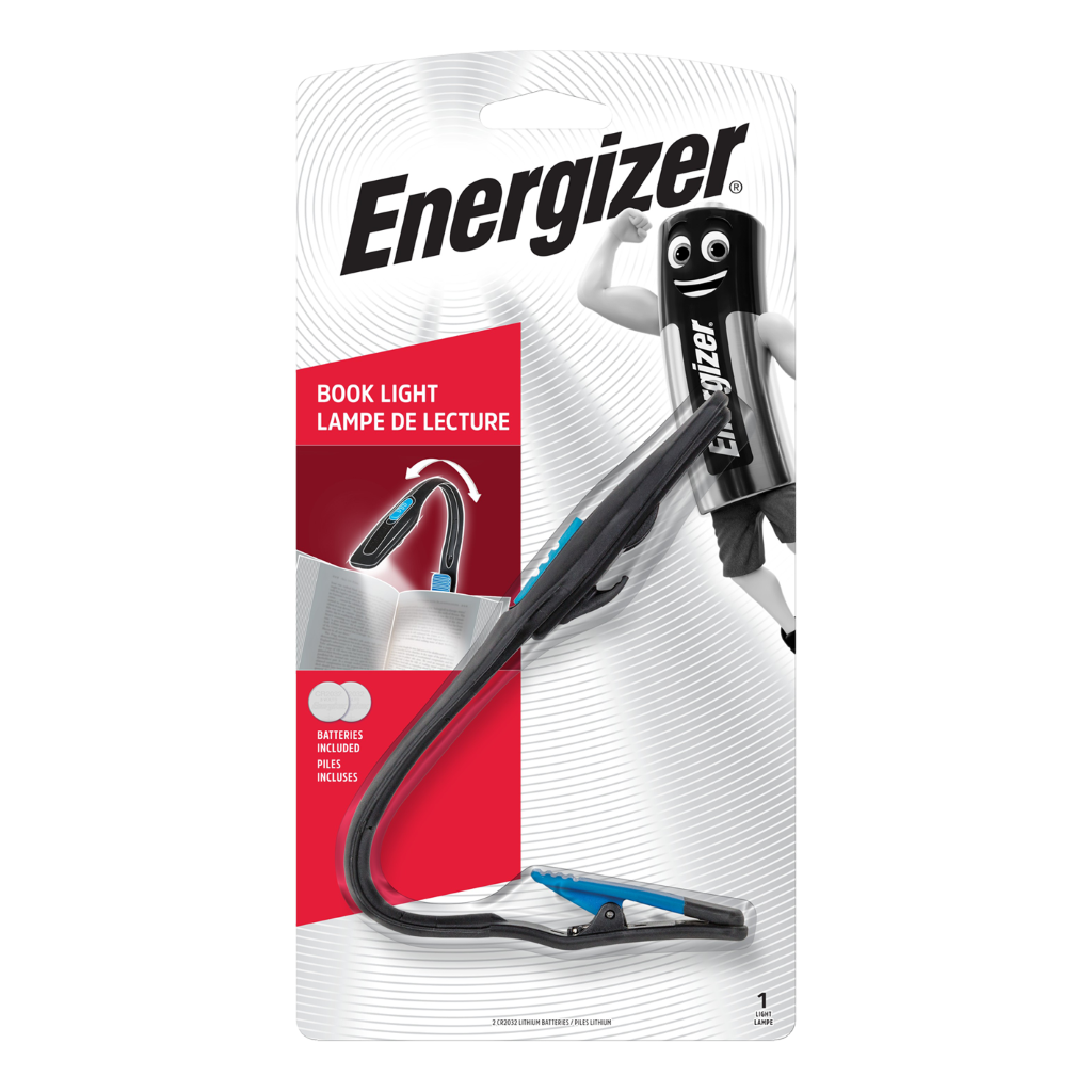S5248 Energizer LED Booklite Torch With 2 x CR2032 Speciality Batteries