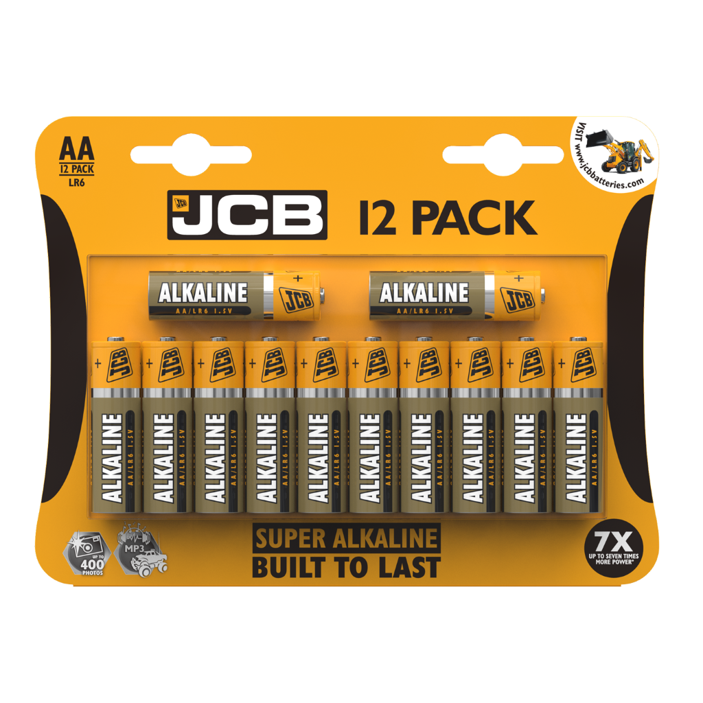 S5334 JCB AA Super Alkaline, Pack of 12