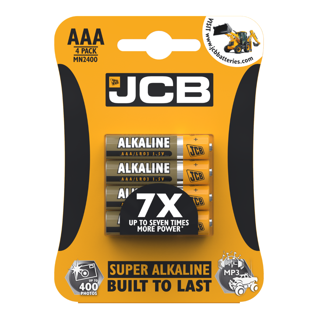 S5337 JCB AAA Super Alkaline, Pack of 4
