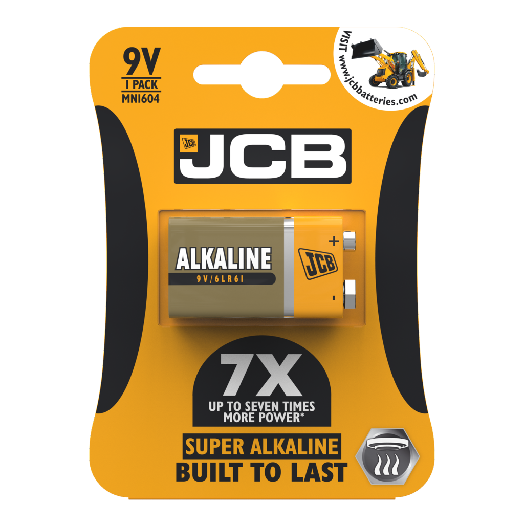 S5341 JCB 9V Super Alkaline, Pack of 1