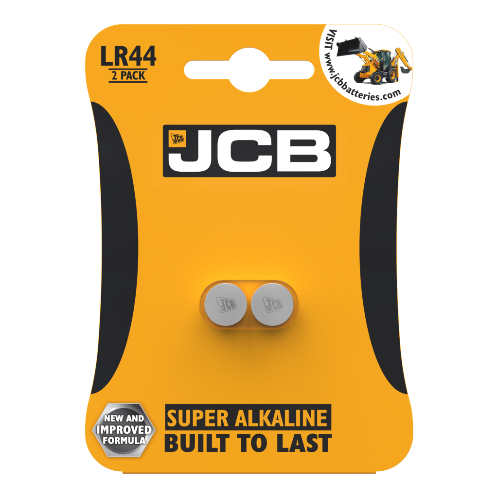 S5344 JCB LR44 Super Alkaline, Pack of 2