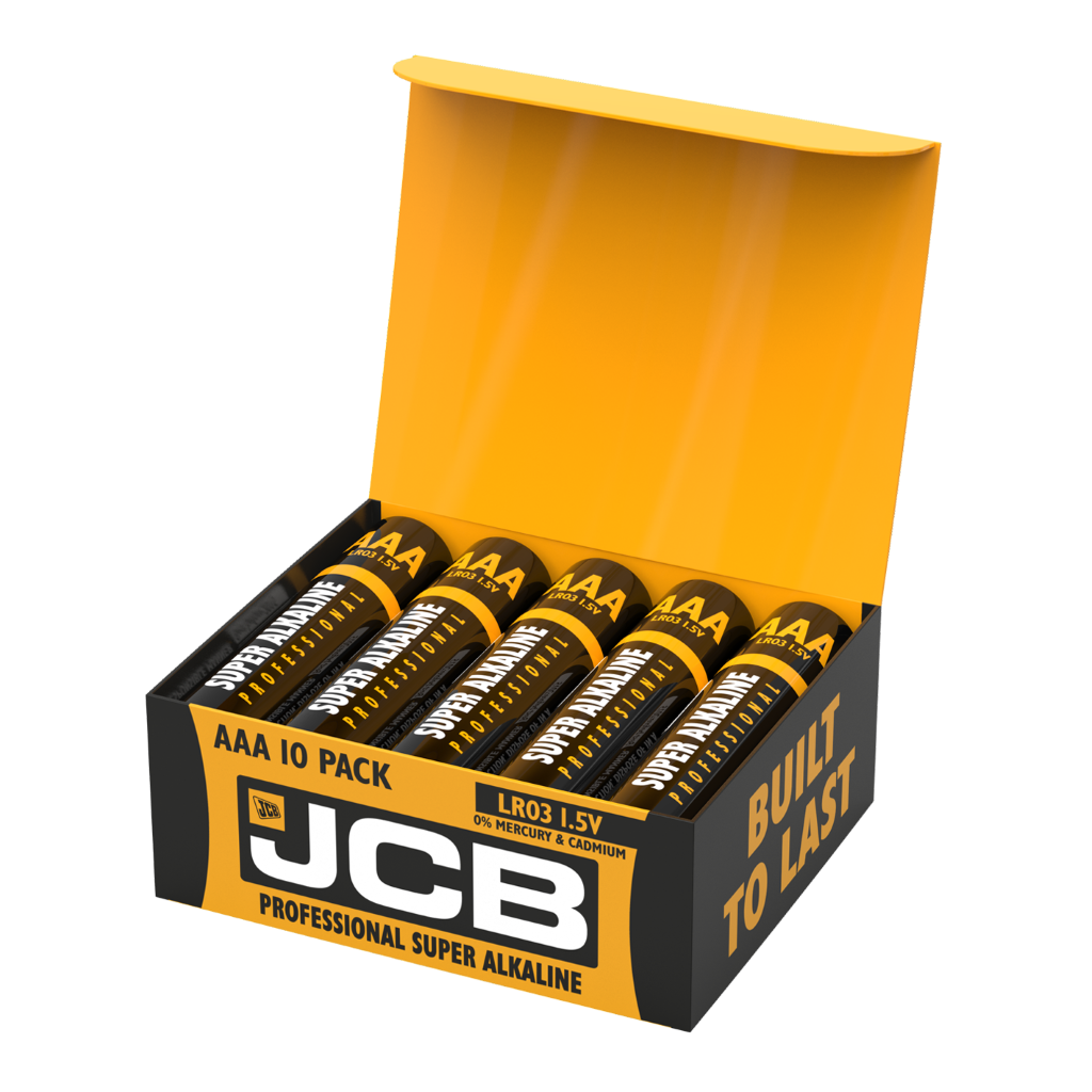 S5447 JCB AAA Industrial, Pack of 10 - Priced & Sold Per Cell