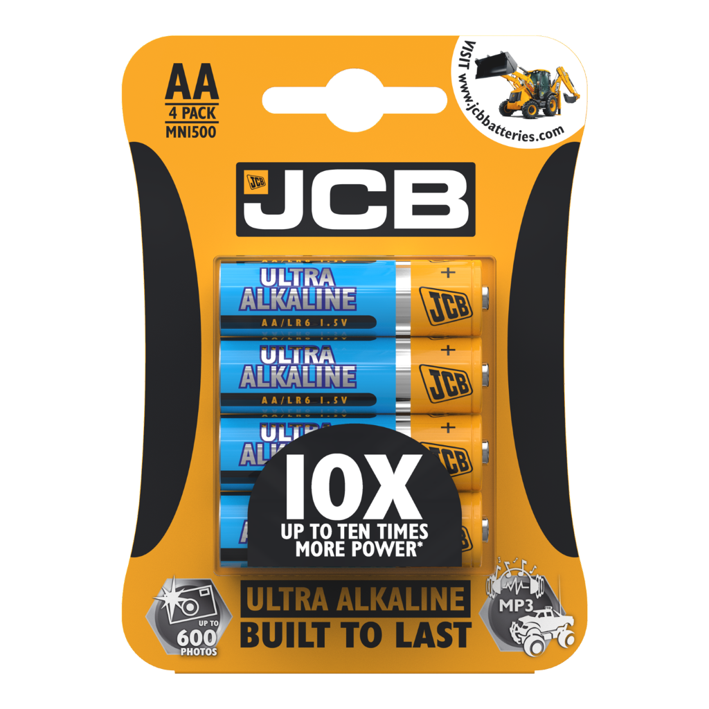 S5491 JCB AA Ultra Alkaline, Pack of 4