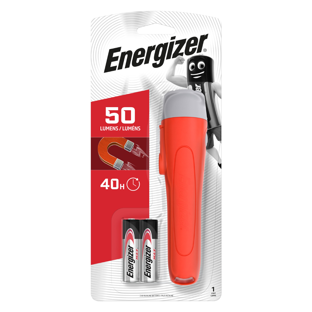 S5515 Energizer Magnetic Torch With 2 x AA Batteries