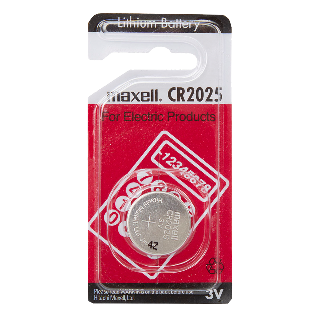 S5657 Maxell CR2025 3V Lithium, Pack of 1