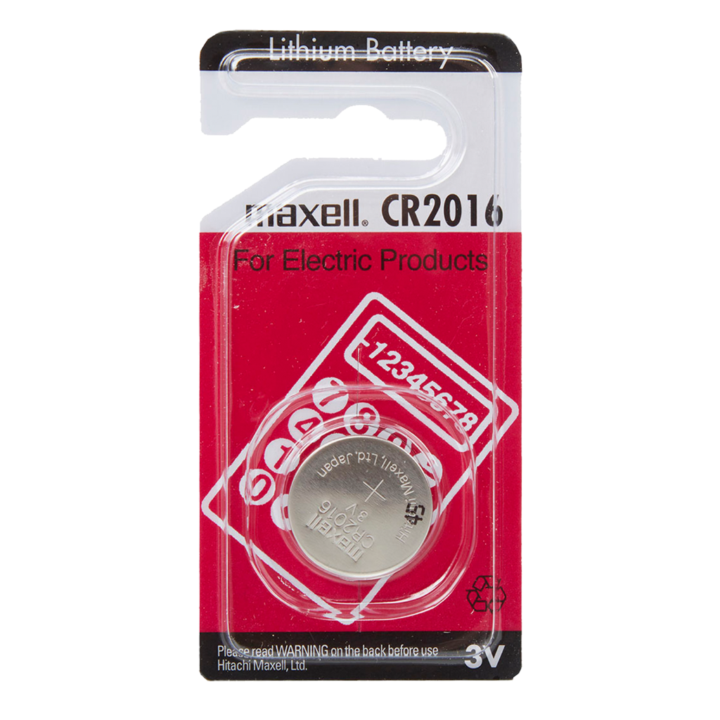 S5658 Maxell CR2016 3V Lithium, Pack of 1