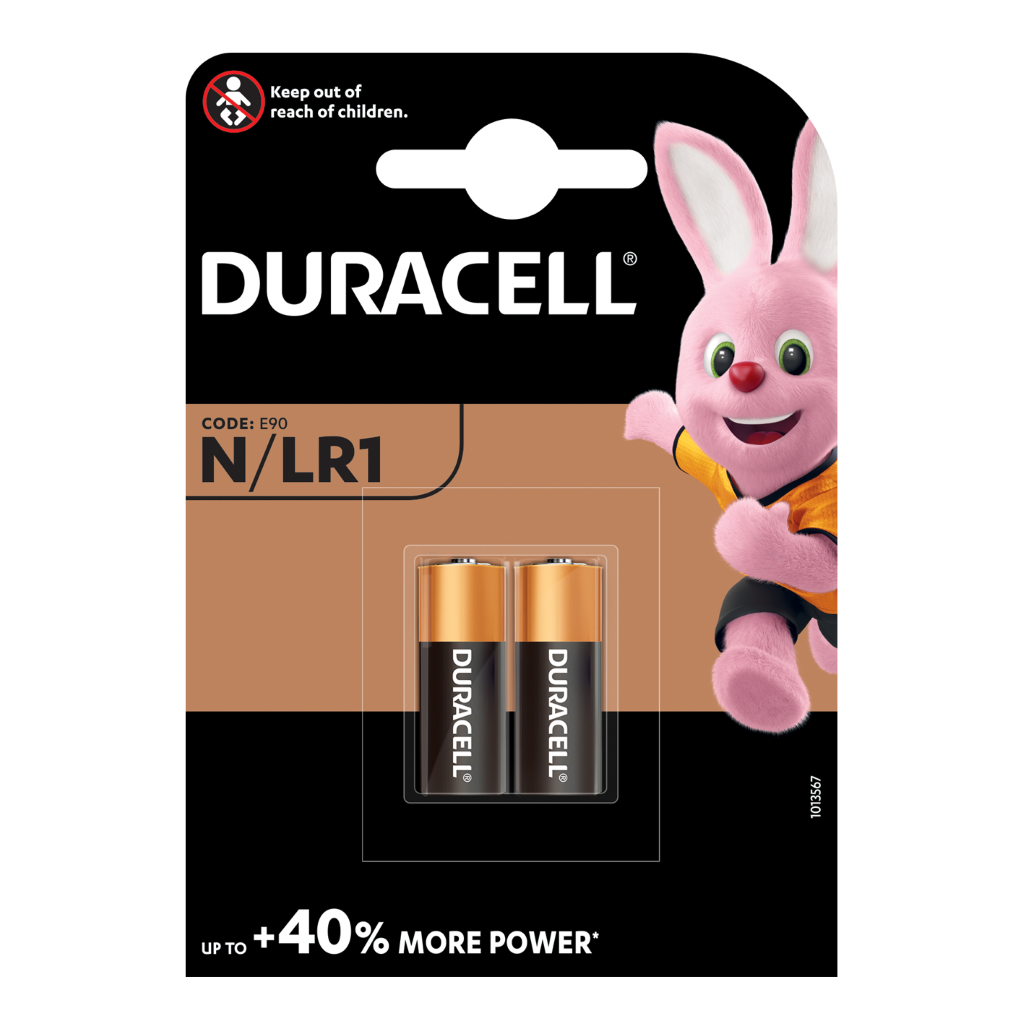 S5739 Duracell LR1/MN9100 1.5V Alkaline, Pack of 2