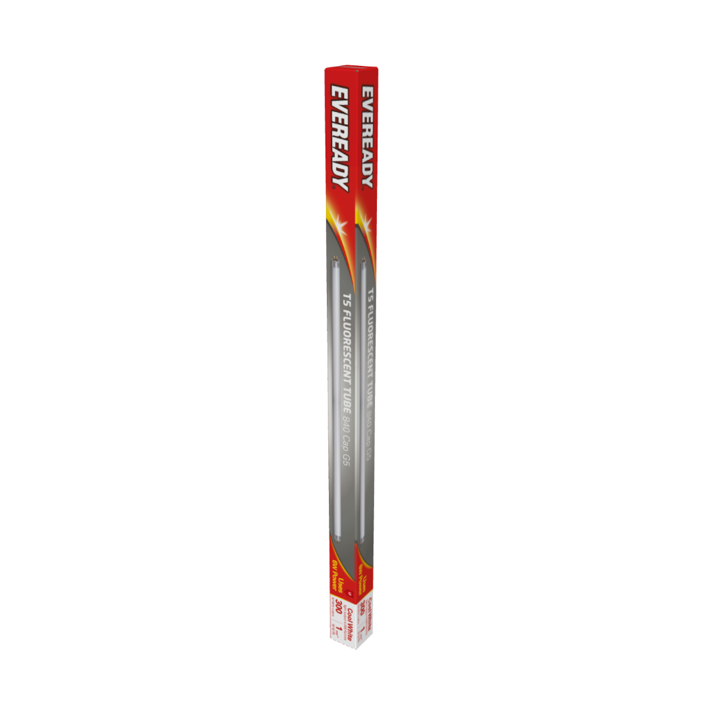 S868 Eveready T5 6W Colour 840 Miniature Tube, Box of 1
