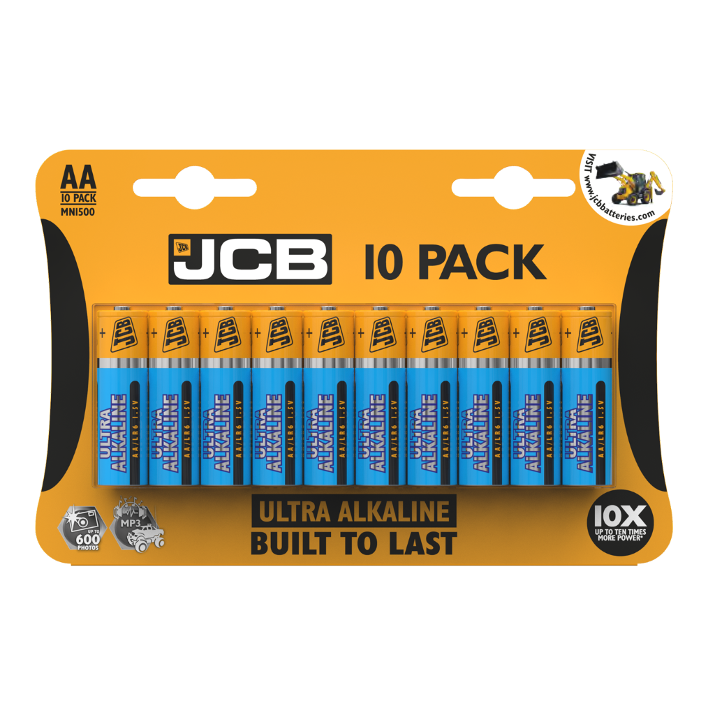 S8806 JCB AA Ultra Alkaline, Pack of 10