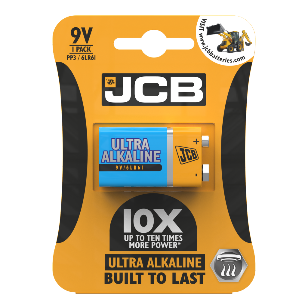 S8812 JCB 9V Ultra Alkaline, Pack of 1