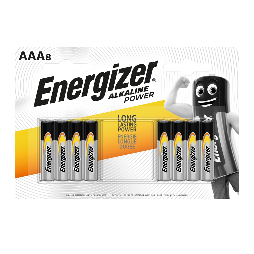 S9338 Energizer AAA Alkaline Power, Pack of 8