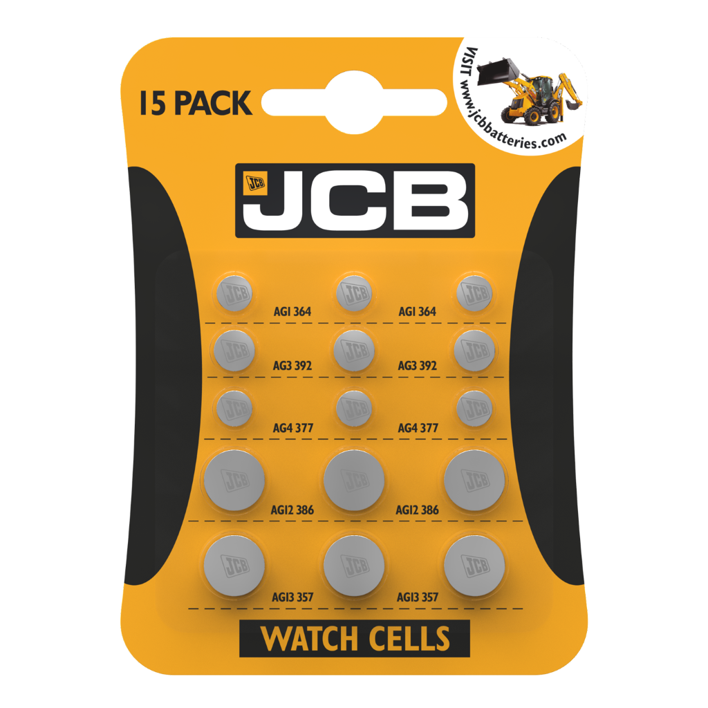 S9715 JCB Coin Cell Mix, Pack of 15