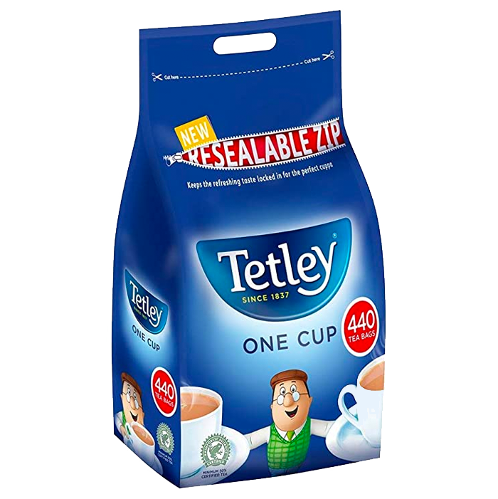 T0094 Tetley Tea Bags - Pack of 440 (6 Pack)