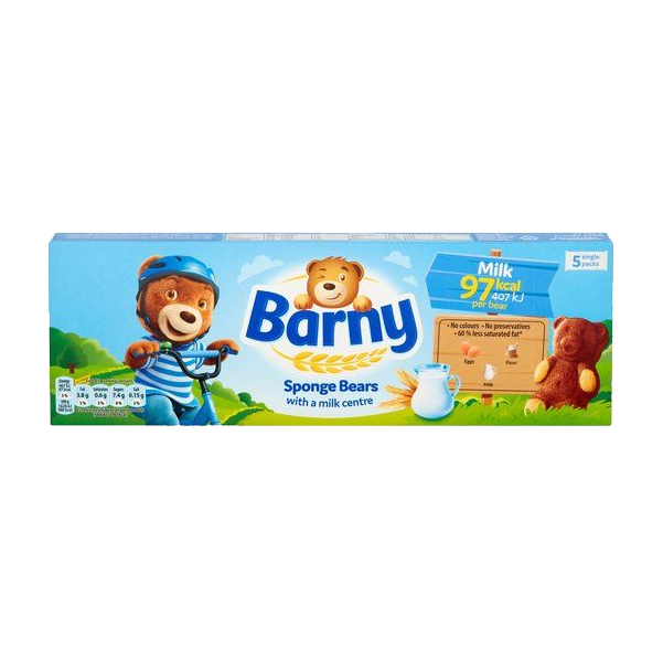 T0100 Barny Milk - 5 Pack - 125g (7 Pack)