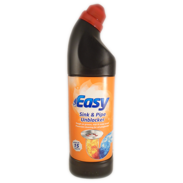 T0115 Easy Sink & Pipe Unblocker - 1L (9 Pack)