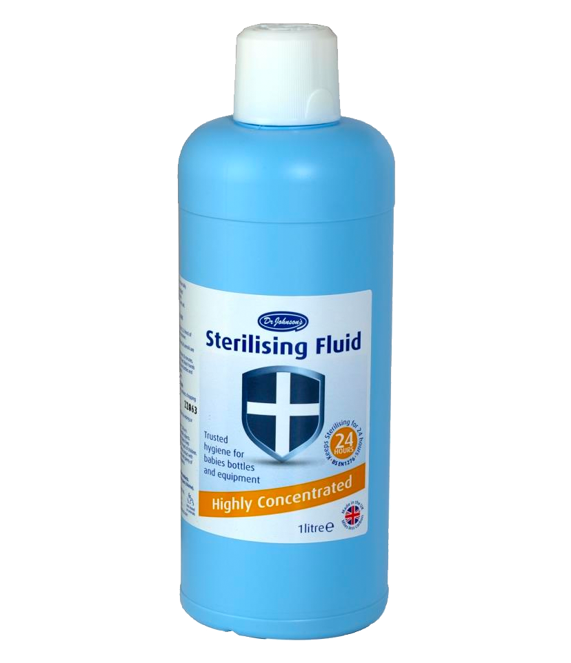 T0122 Dr Johnson Sterilising Fluid - 1L (12 Pack)
