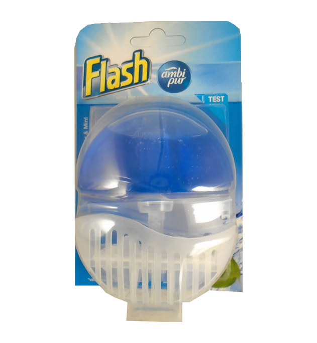 T0180 Ambi Pur Toilet Block Mint - 55ml (12 Pack)