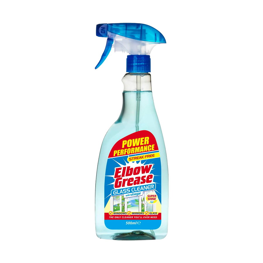 T0184 Elbow Grease Glass Cleaner - 500ml (8 Pack)