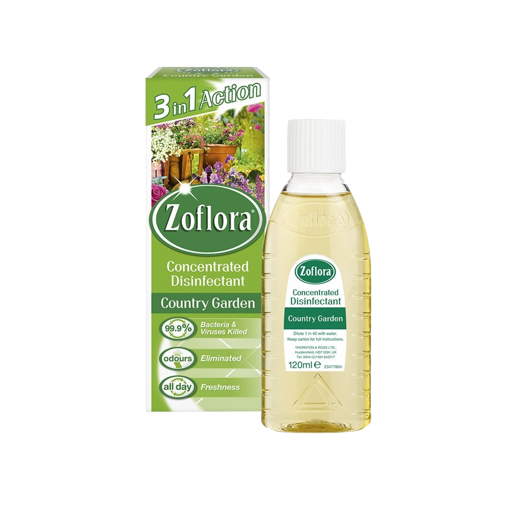 T0209 Zoflora Country Garden 120ml (12 Pack) All Pack 123
