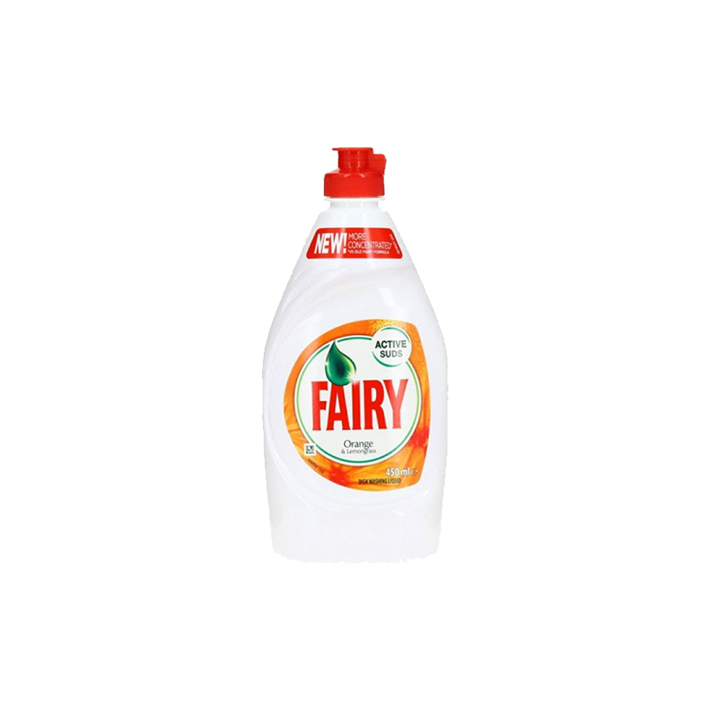 T0232 Fairy Orange & Lemon Washing Up Liquid - 450ml (21 Pack)