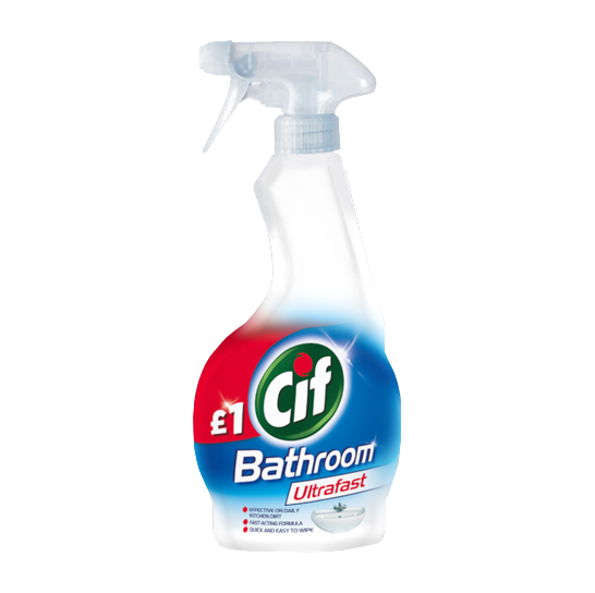 T0362 Cif Ultrafast Bath Spray - 450ml (6 Pack)