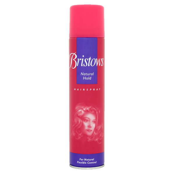 T0370 Bristows Natural Hairspray - 300ml (6 Pack)