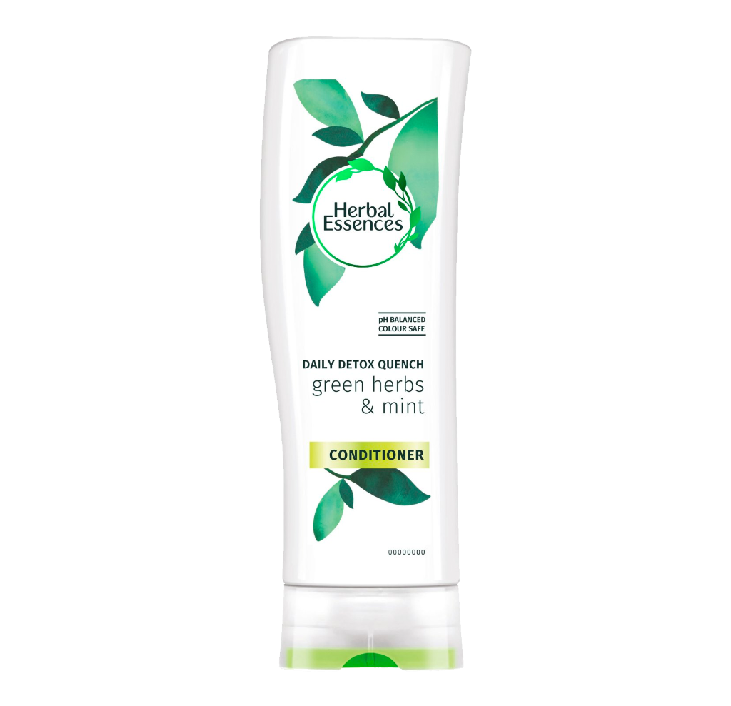 T0389 Herbal Essences Green Herbs & Mint Conditioner - 400ml (6 Pack)