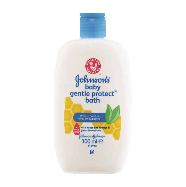 T0484 Johnsons Gentle Protect Baby Bath - 300ml (12 Pack)