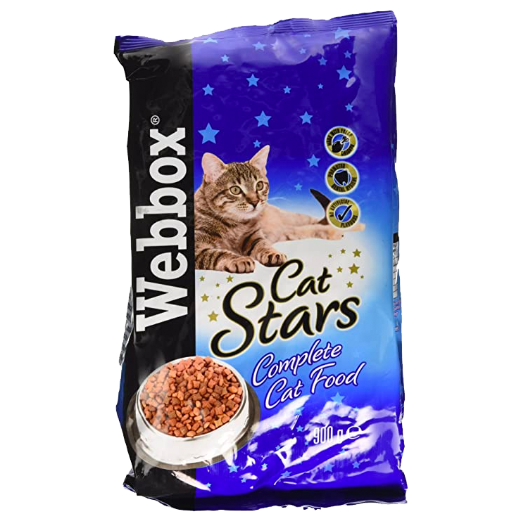 T0539 Webbox Cat Stars - 900G (6 Pack)