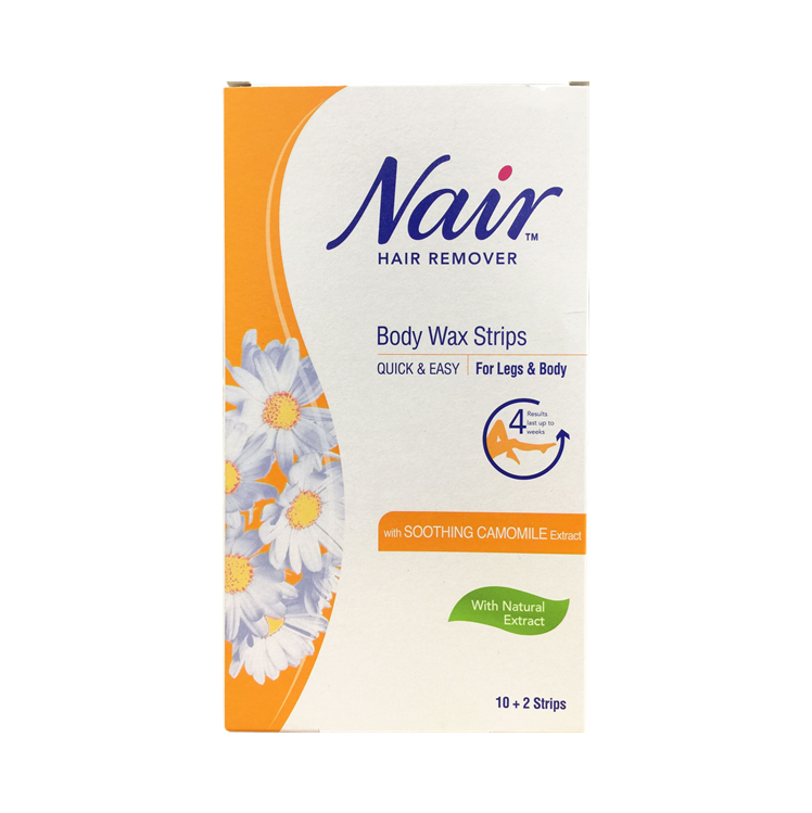T0701 Nair Body Wax Strips - Pack of 12 (6 Pack)