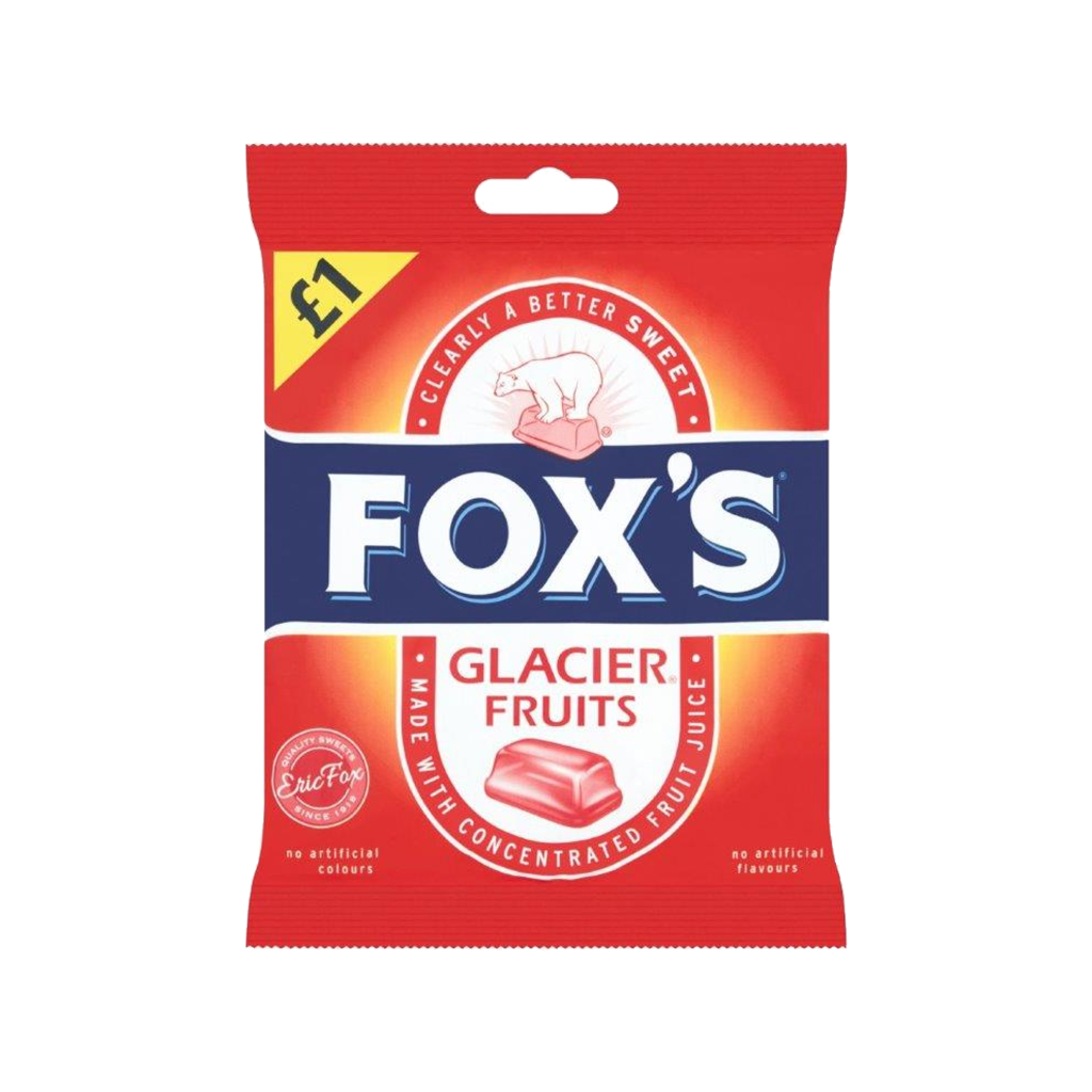 T0868 Fox's Glacier Fruits - Price Marked - 130g (12 Pack)