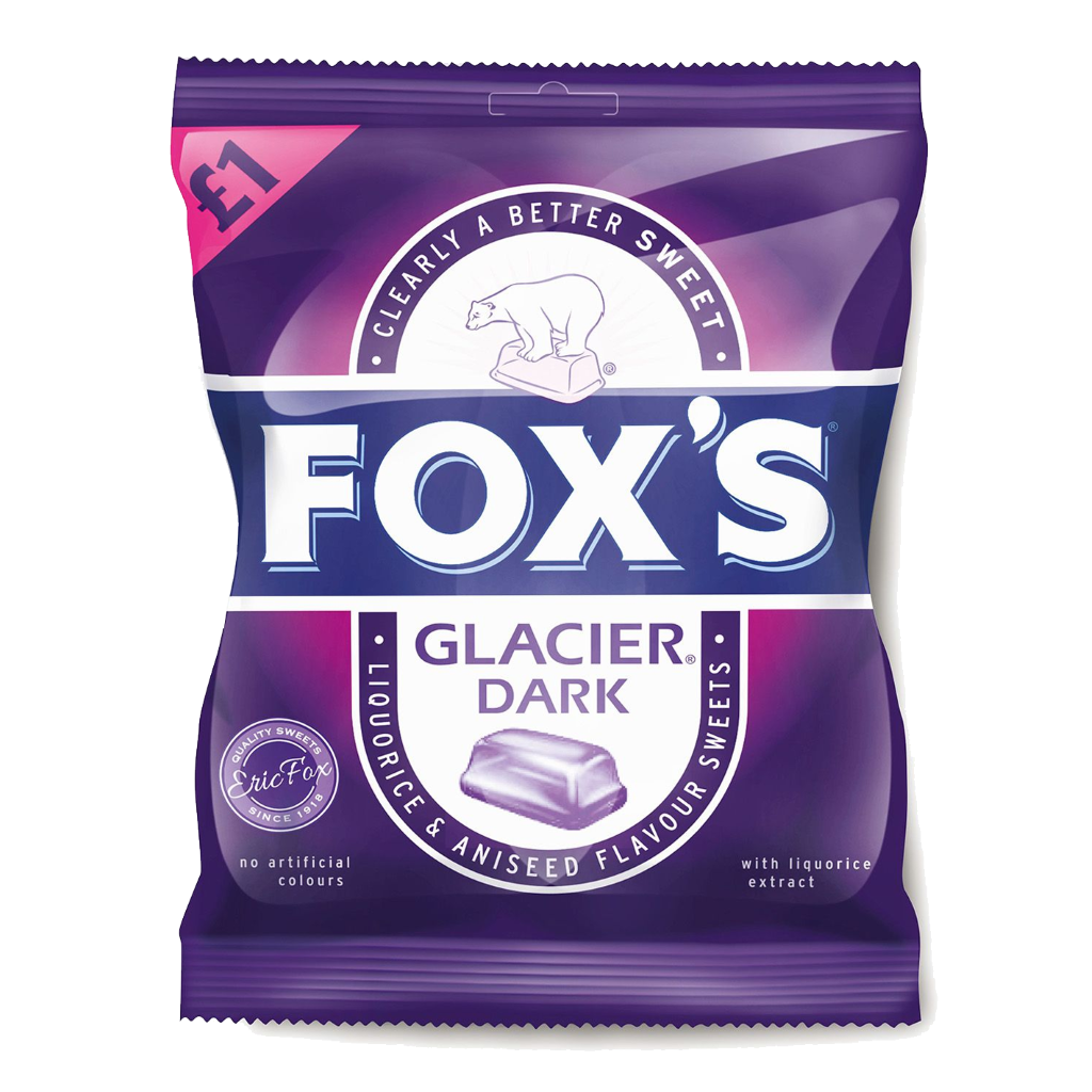 T0869 Fox's Glacier Dark - Price Marked - 130g (12 Pack)